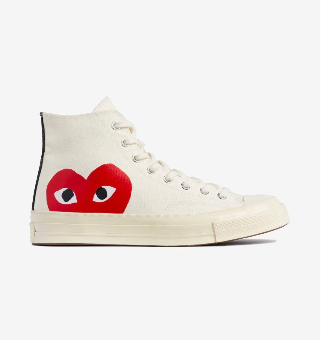 Converse Red Heart Chuck Taylor All Star ’70 High White