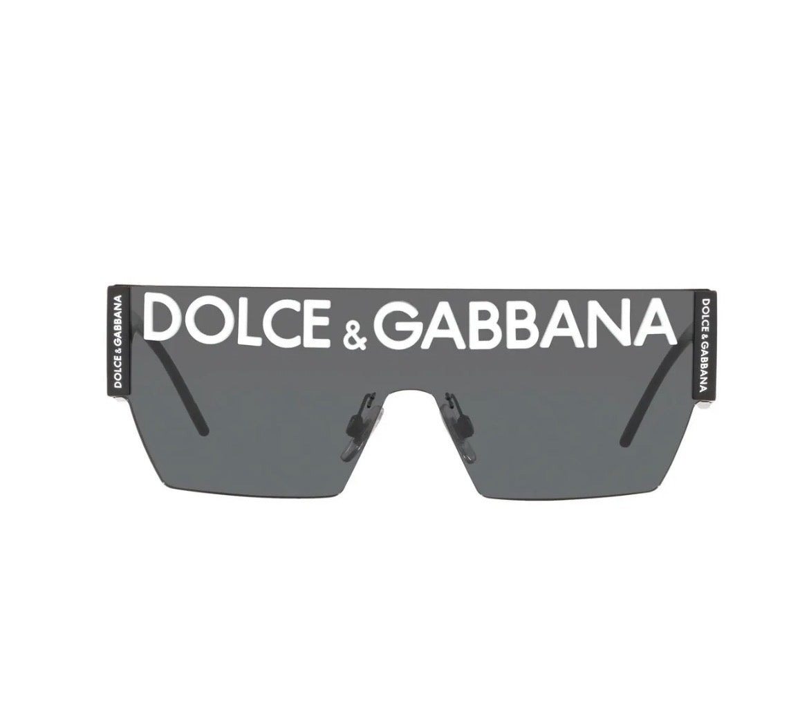 Dolce & Gabbana chunky logo sunglasses