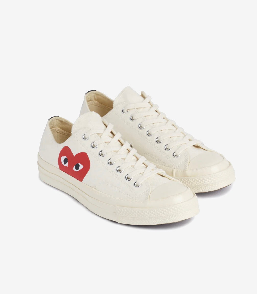 Converse Red Heart Chuck Taylor All Star ’70 Low White
