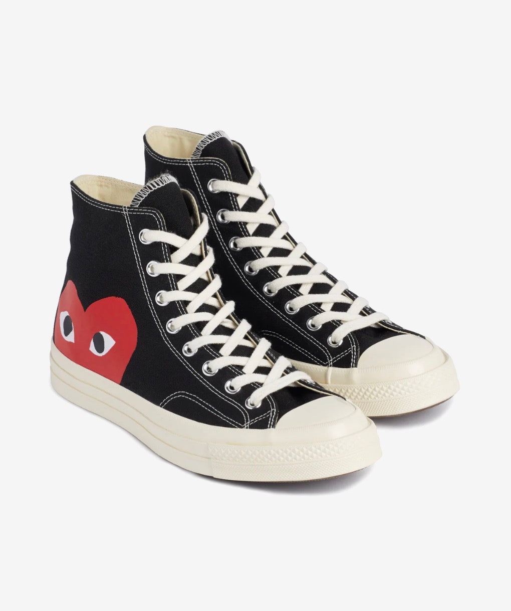 Converse Red Heart Chuck Taylor All Star ’70 High Black