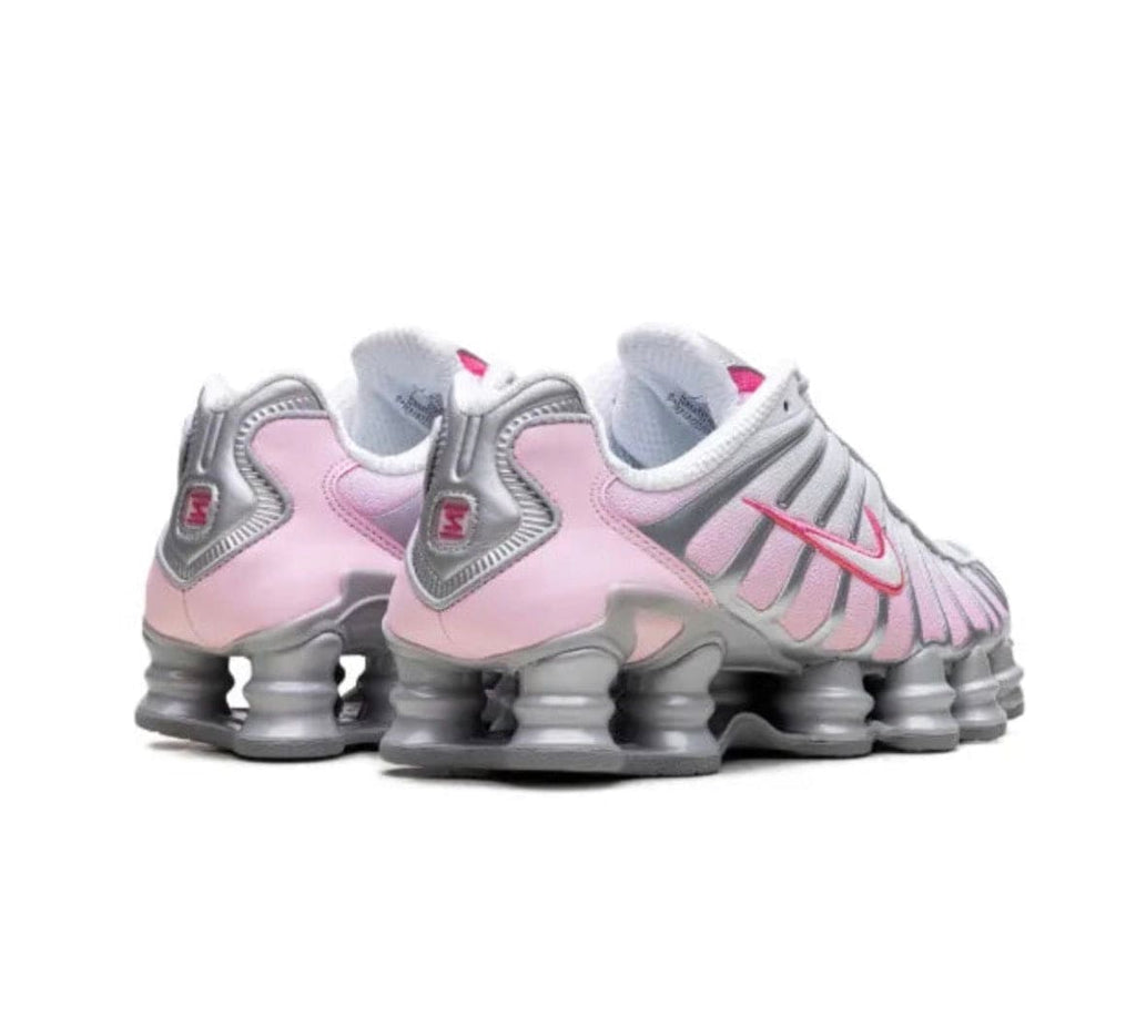 NIKE SHOX TL METALLIC PLATINUM/PINK FOAM/WHITE