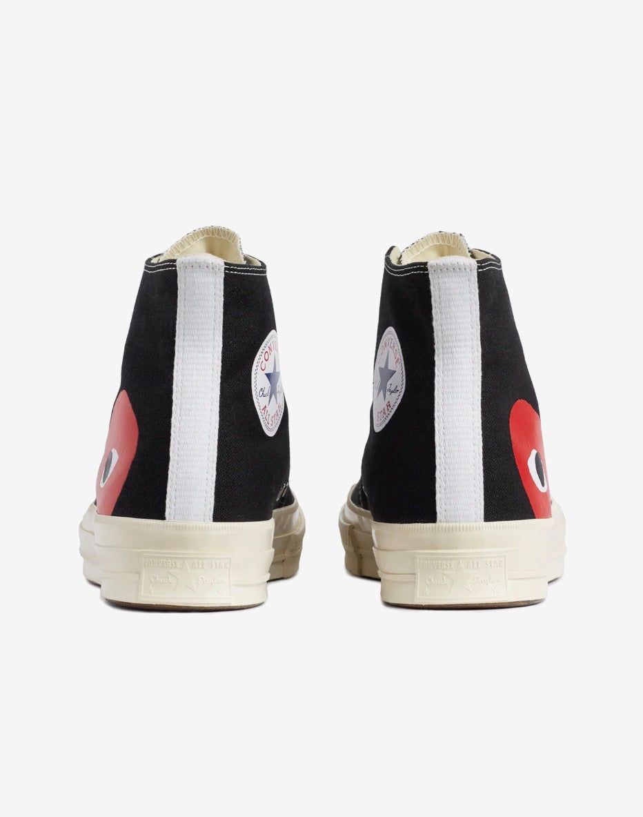 Converse Red Heart Chuck Taylor All Star ’70 High Black