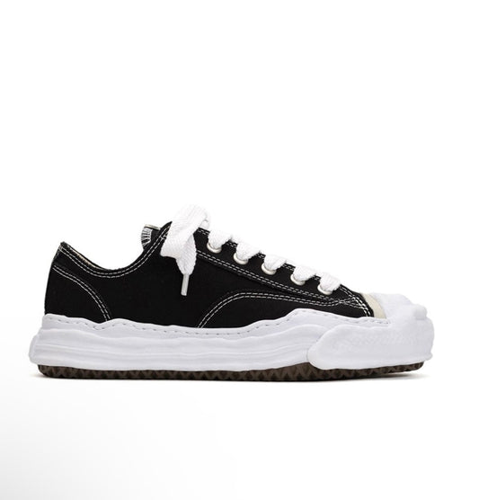 MAISON MIHARA YASUHIRO HANK OG SOLE CANVAS LOW BLACK