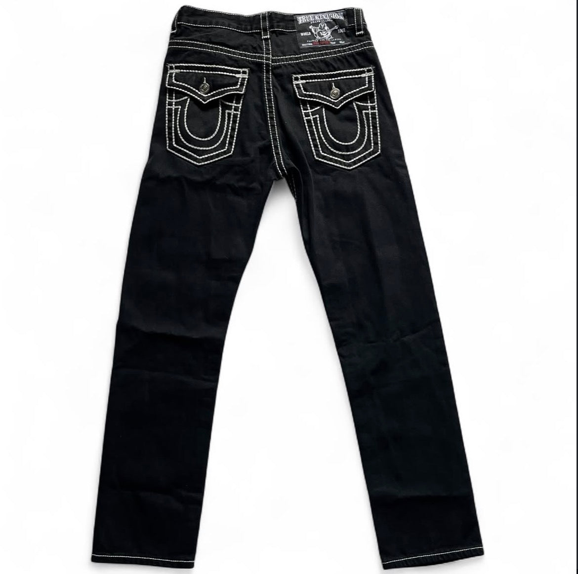 True Religion Rocco Jeans Super T No Flap Black Rinse
