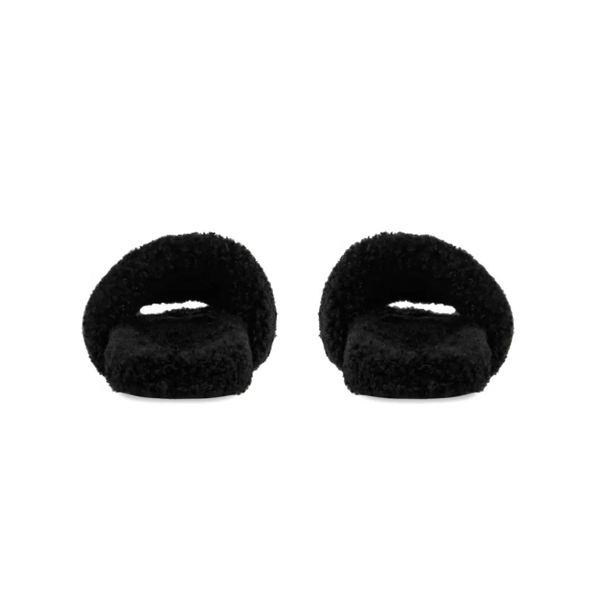 Balenciaga furry slides