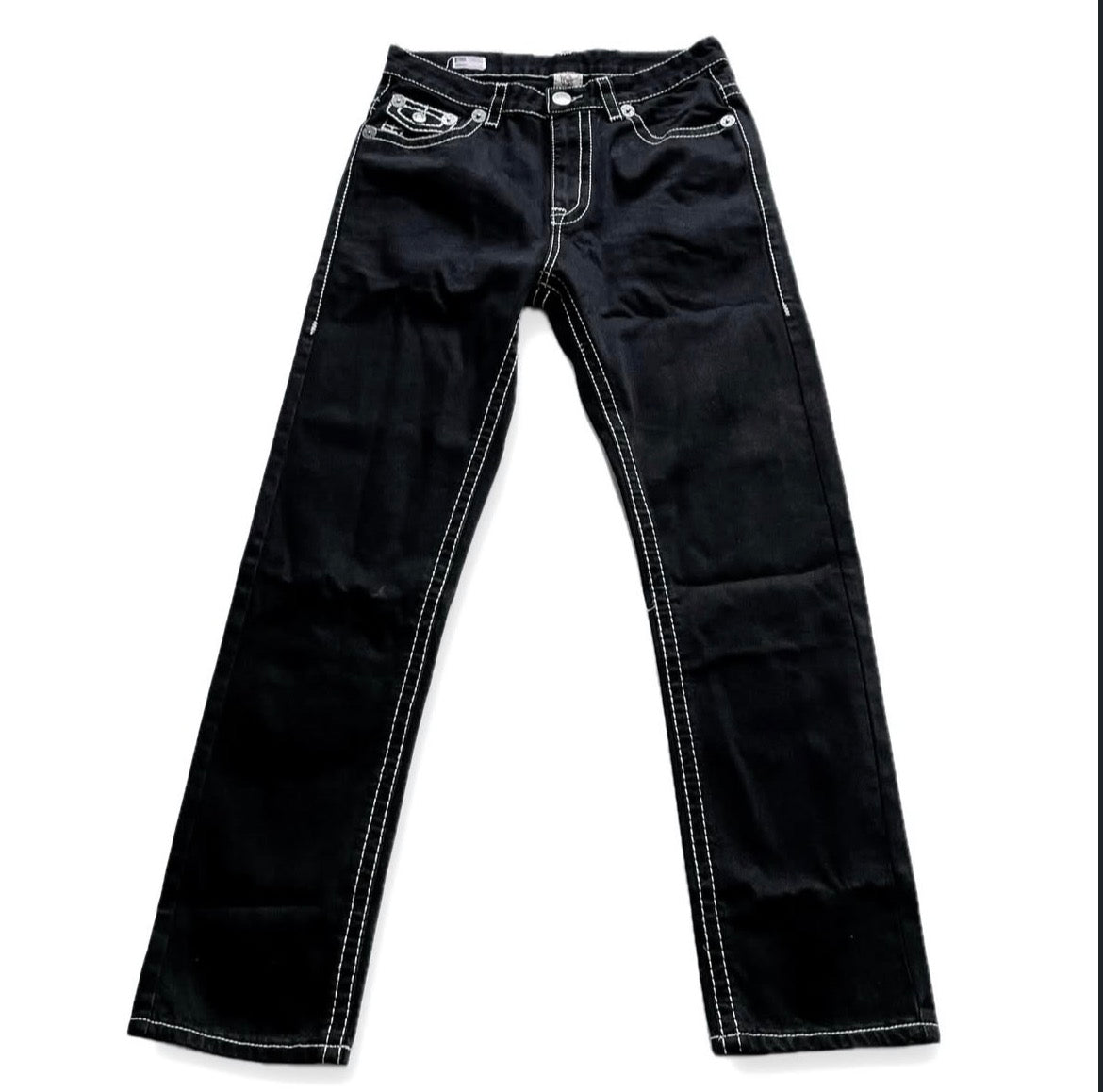 True Religion Rocco Jeans Super T No Flap Black Rinse